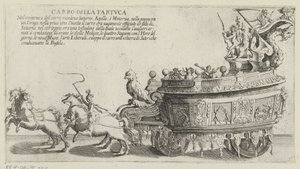 Carro trionfale del distretto senese Tartuca da Bernardino Capitelli