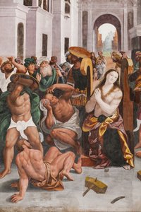 Martirio di Santa Caterina (dettaglio) da Bernardino Lanino
