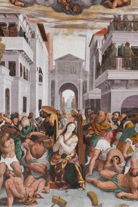(dettaglio) Il martirio di Santa Caterina da Bernardino Lanino