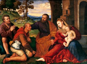 Adorazione dei pastori, di Bernardino Licinio da Bernardino Licinio
