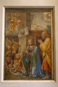 Natività e adorazione dei pastori, c. 1520-1525 da Bernardino Luini