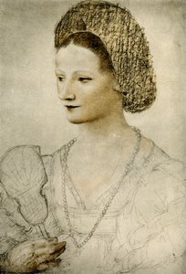 Ritratto di una donna sconosciuta con ventaglio