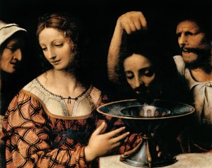 Il boia presenta la testa di Giovanni Battista a Erode, 1527-31