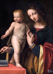 La Vergine con il Bambino in piedi da Bernardino Luini