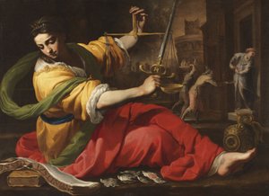 Allegoria della Giustizia da Bernardino Mei