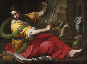 Allegoria della giustizia da Bernardino Mei