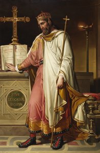 Chintila, re visigoto, 1855 da Bernardino Montañés Pérez