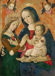 Il matrimonio mistico di Santa Caterina da Bernardino Pinturicchio