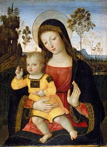 La Vergine e il Bambino, 1470-1490 da Bernardino Pinturicchio