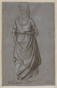 Un uomo visto da dietro da Bernardino di Betto Pinturicchio