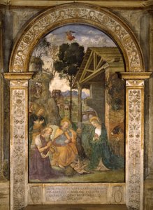 Adorazione del Bambino da Bernardino di Betto Pinturicchio
