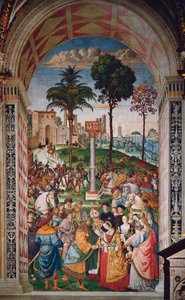 Vita di Papa Pio II (Enea Silvio Piccolomini) da Bernardino di Betto Pinturicchio