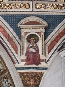 San Girolamo, (dettaglio) da Bernardino di Betto Pinturicchio