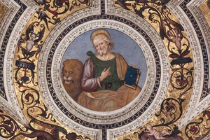 San Marco (dettaglio) da Bernardino di Betto Pinturicchio