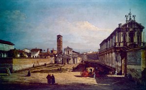 Veduta di Milano da Bernardo Bellotto