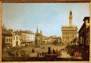Piazza della Signoria da Bernardo Bellotto