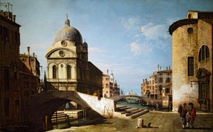 Santa Maria dei Miracoli con parte di Santa Maria Nova, Venezia da Bernardo Bellotto