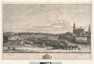 Veduta di Dresda, 1748 da Bernardo Bellotto
