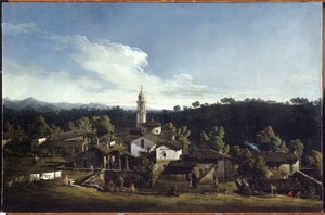 Veduta di Gazzada da Bernardo Bellotto