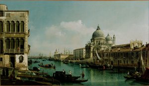 Vista sul Canal Grande: Santa Maria della Salute e la Dogana da Campo Santa Maria Zobenigo