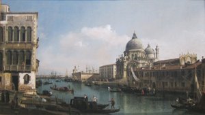 Vista sul Canal Grande: Santa Maria della Salute e la Dogana da Campo Santa Maria Zobenigo