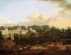 Palazzo Wilanów visto dall