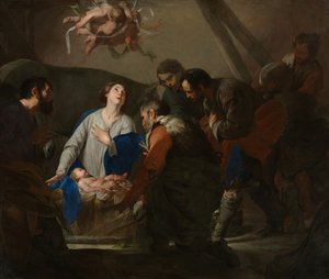 Adorazione dei pastori da Bernardo Cavallino