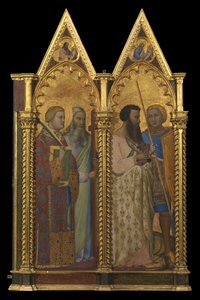 Santi Bartolomeo e Giorgio (pannello sinistro) (recto) da Bernardo Daddi