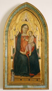 Vergine con Bambino e donatore, fine anni 1340 (tempera all