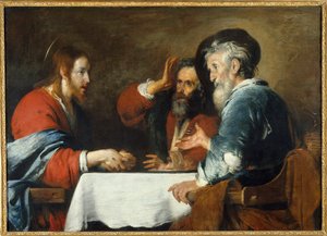 Cristo a Emmaus da Bernardo Strozzi