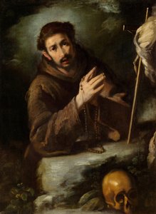 San Francesco in preghiera da Bernardo Strozzi