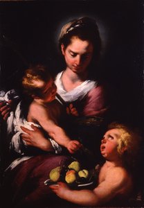La Vergine con il Bambino e San Giovanni bambino da Bernardo Strozzi