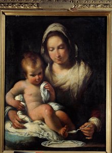 La Vergine ha il cucchiaio da Bernardo Strozzi