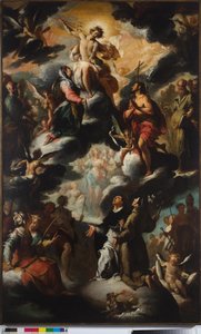 La visione di San Domenico (Paradiso) da Bernardo Strozzi