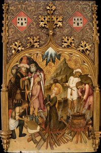 Il martirio di Santa Lucia da Bernat Martorell the Elder