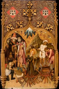 Il martirio di Santa Lucia da Bernat Martorelli