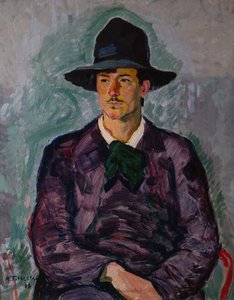 Il pittore Theodor Laurey