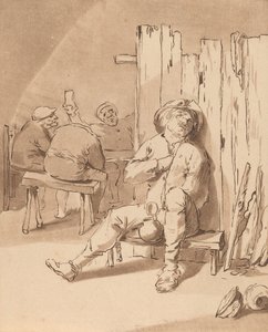 Contadino ubriaco in una locanda da Bernhard Schreuder