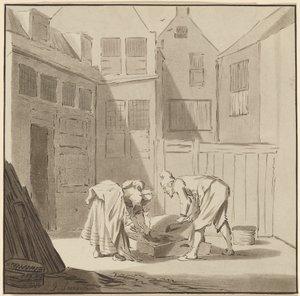 Macellai di maiali, 1778, pubblicato 1787 da Bernhard Schreuder