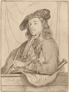 Uomo al parapetto, 1773, pubblicato 1774 da Bernhard Schreuder