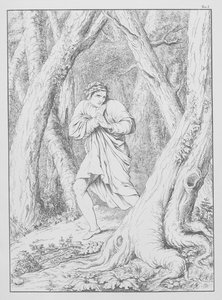 Divina Commedia di Dante, Inferno, Tavola I (litografia)