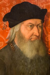 Ritratto di un anziano barbuto da Bernhard Strigel