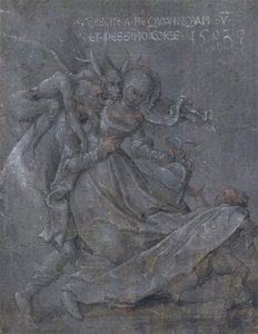 Coppia di amanti con il Diavolo e Cupido, 1503
