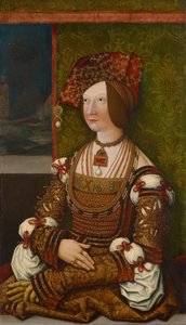 Ritratto di Bianca Maria Sforza da Bernhard, Strigel