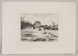 Paesaggio con una Donna che Porta Fascine da Bernhard Ulrik Middelboe