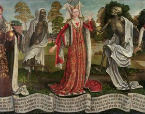 Danse Macabre: Imperatrice (dettaglio) da Bernt Notke