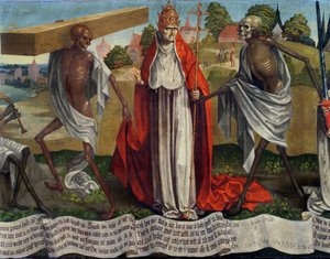 Danse Macabre: Papa (dettaglio) da Bernt Notke