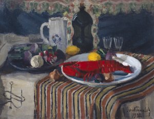 Piatto con aragosta e limone da Bernt Wilhelm Tunold