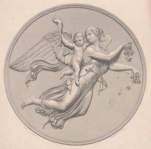 Mattina, disegnato da F. R. Roffe (fl.1850-63), inciso da William Callio Roffe (1817-89), metà del XIX secolo