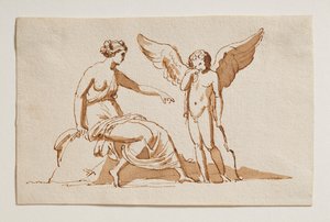Cupido si lamenta con Venere di un